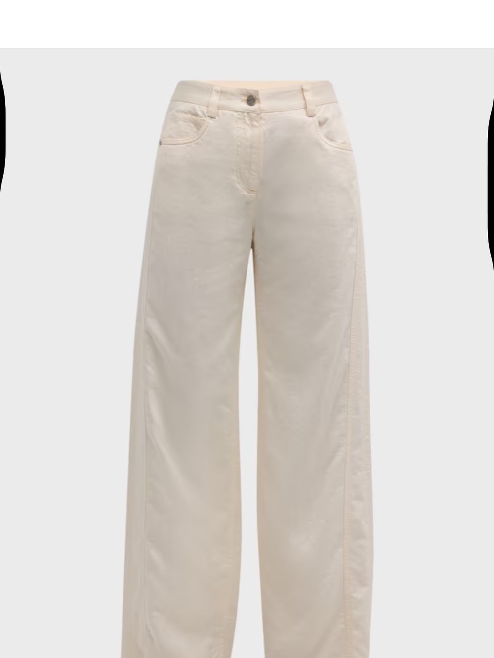 NWT TWP Puddle Cotton Linen Wide-Leg Pants